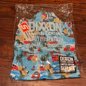 Dixon Flannel Company LE Snap On Hawaiin